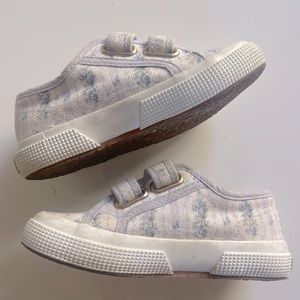 Little kids 10.5 love shack fancy x superga tennis shoes